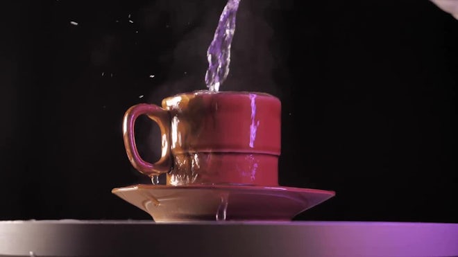 Cup Of Hot Water - Stock Video