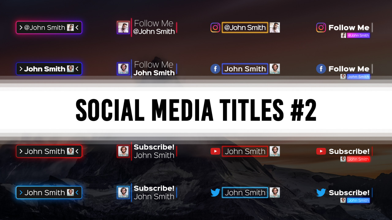 Title Social - After Effects Templates | Motion Array