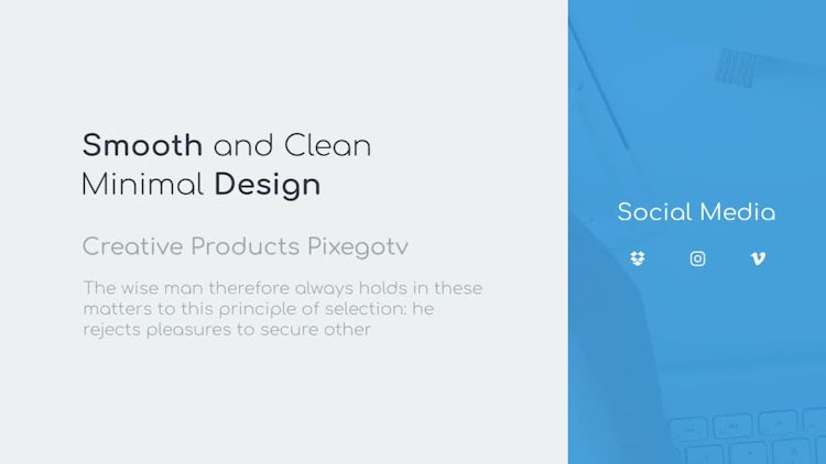 Minimal Slideshow / Presentation: Premiere Pro Templates