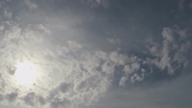 Time Lapse Of Grey Clouds: Stock Video