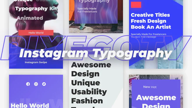 Social Media Typography