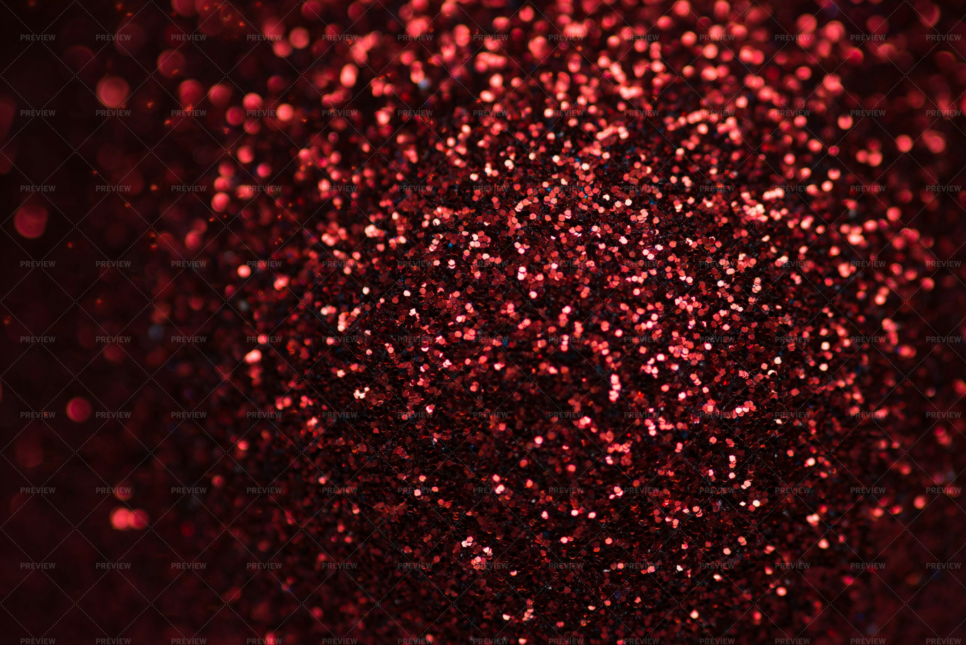 Red Wallpaper In Glitters - Stock Photos | Motion Array