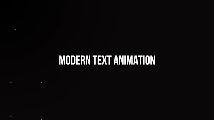 Modern Text Animation - Motion Graphics Templates | Motion Array