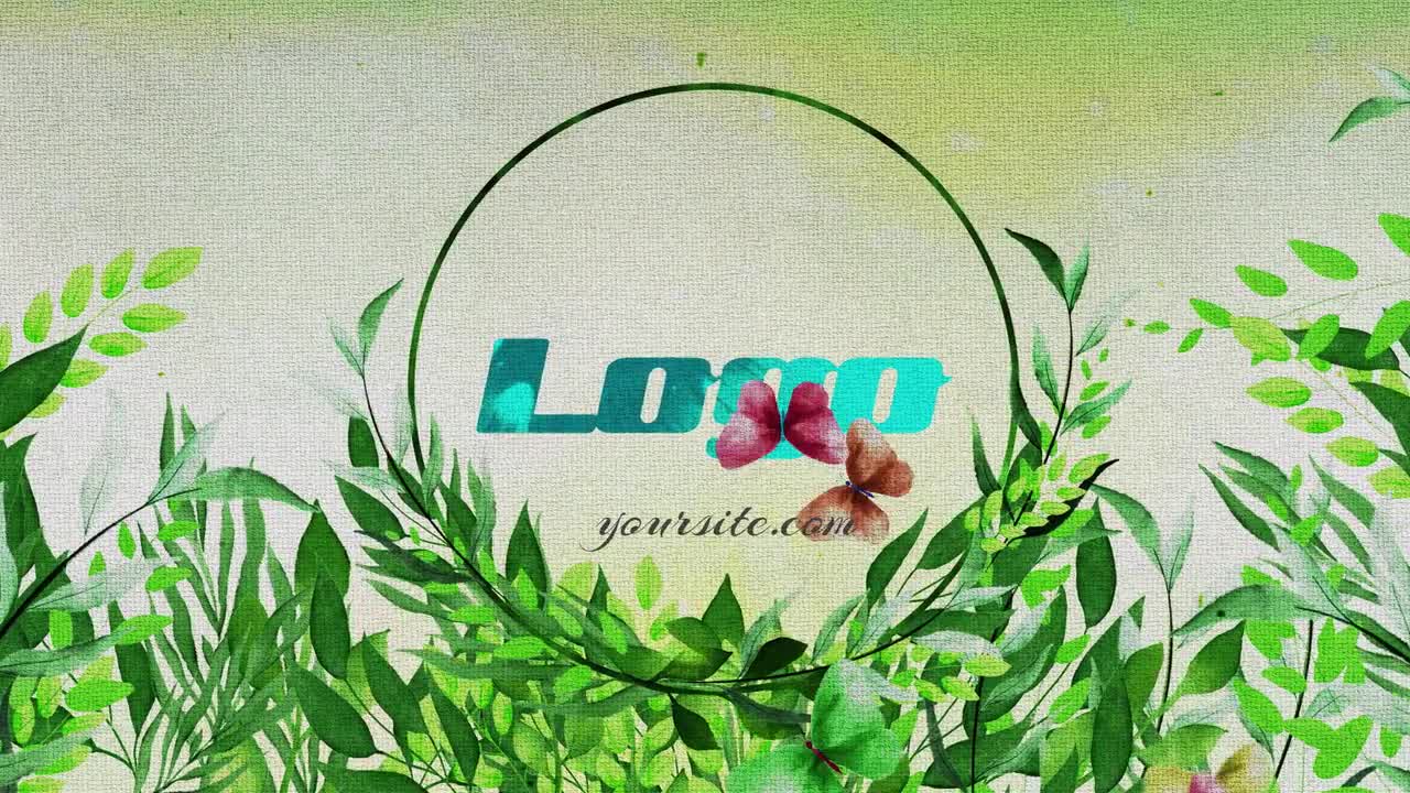 nature logo reveal free download after effects templates