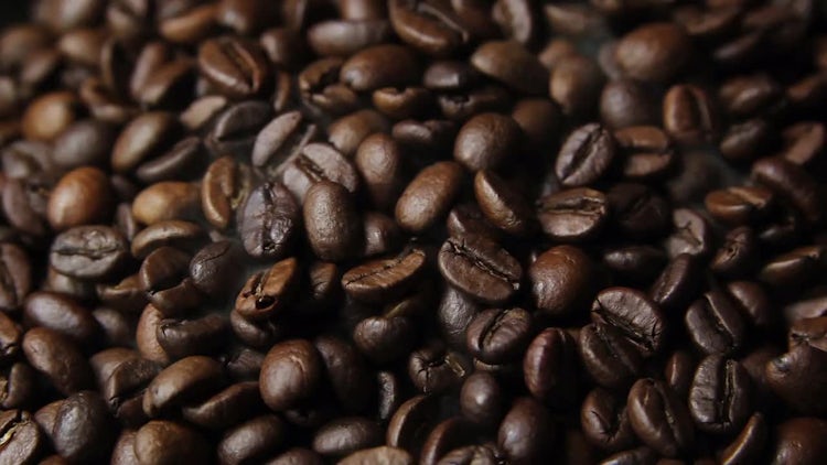 Coffee Beans Being Roasted - Stock Video | Motion Array