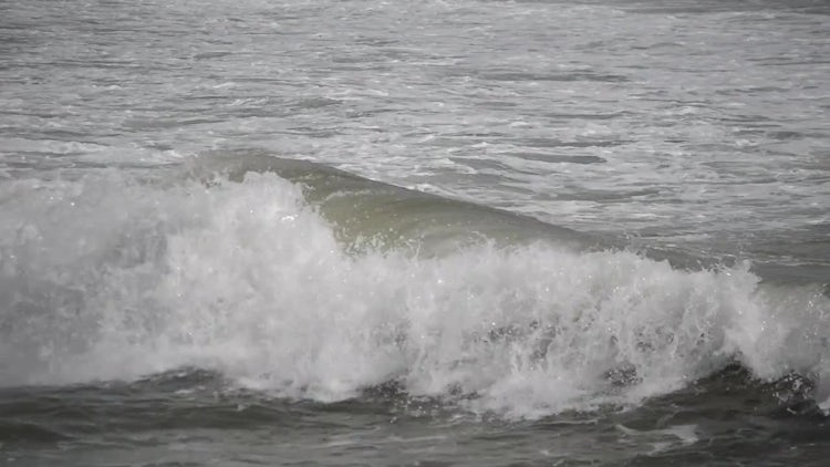 Waves In A Stormy Sea: Stock Video