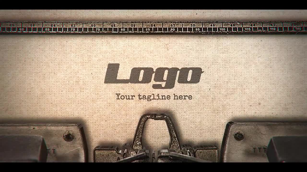 Typewriter Stomp Intro After Effects Templates Motion Array