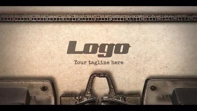 Typewriter Stomp Intro: After Effects Templates