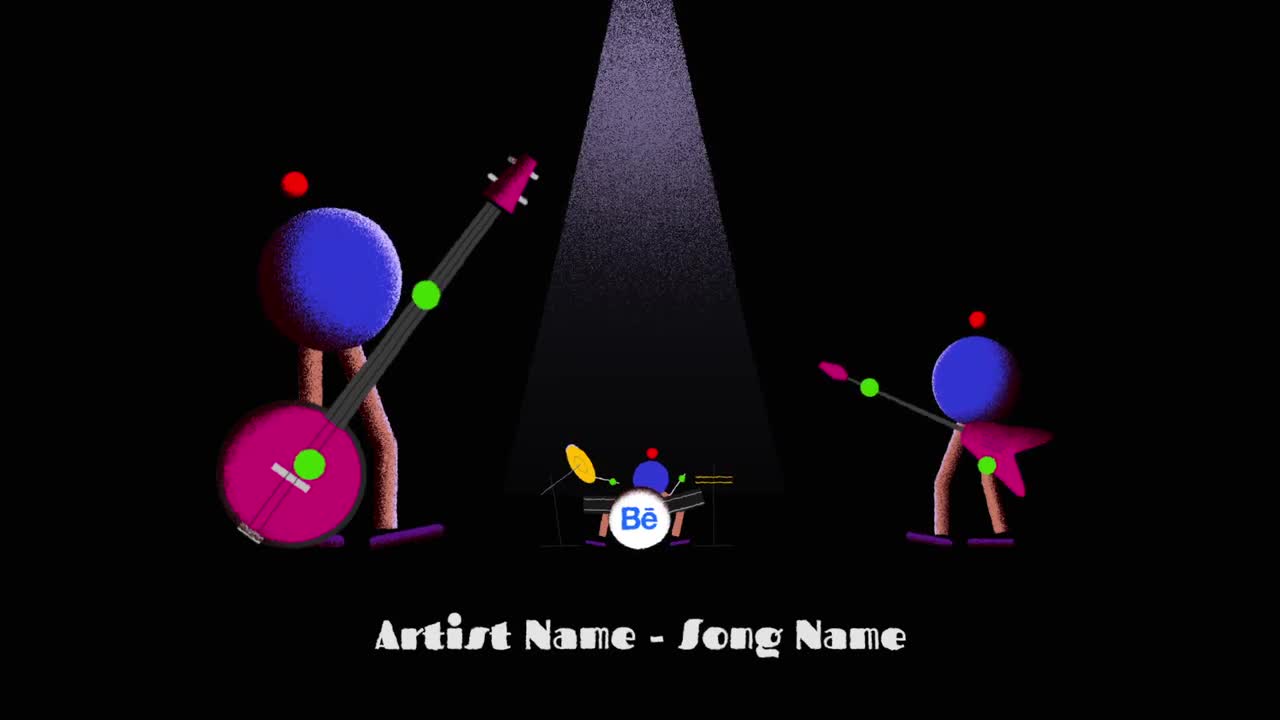 Rock N Roll Music Visualizer After Effects Templates Motion Array