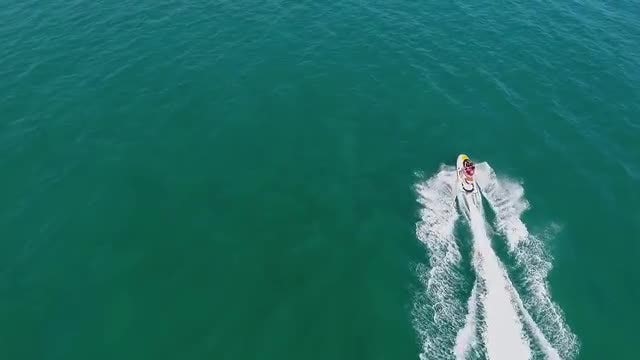 People On Jetski: Stock Video