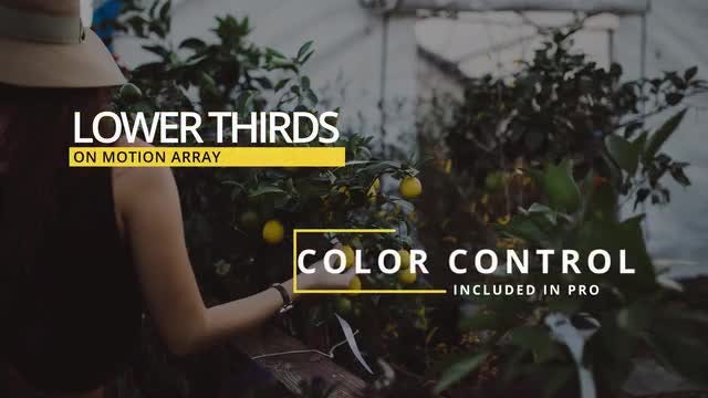 16 Lower Thirds: After Effects Templates
