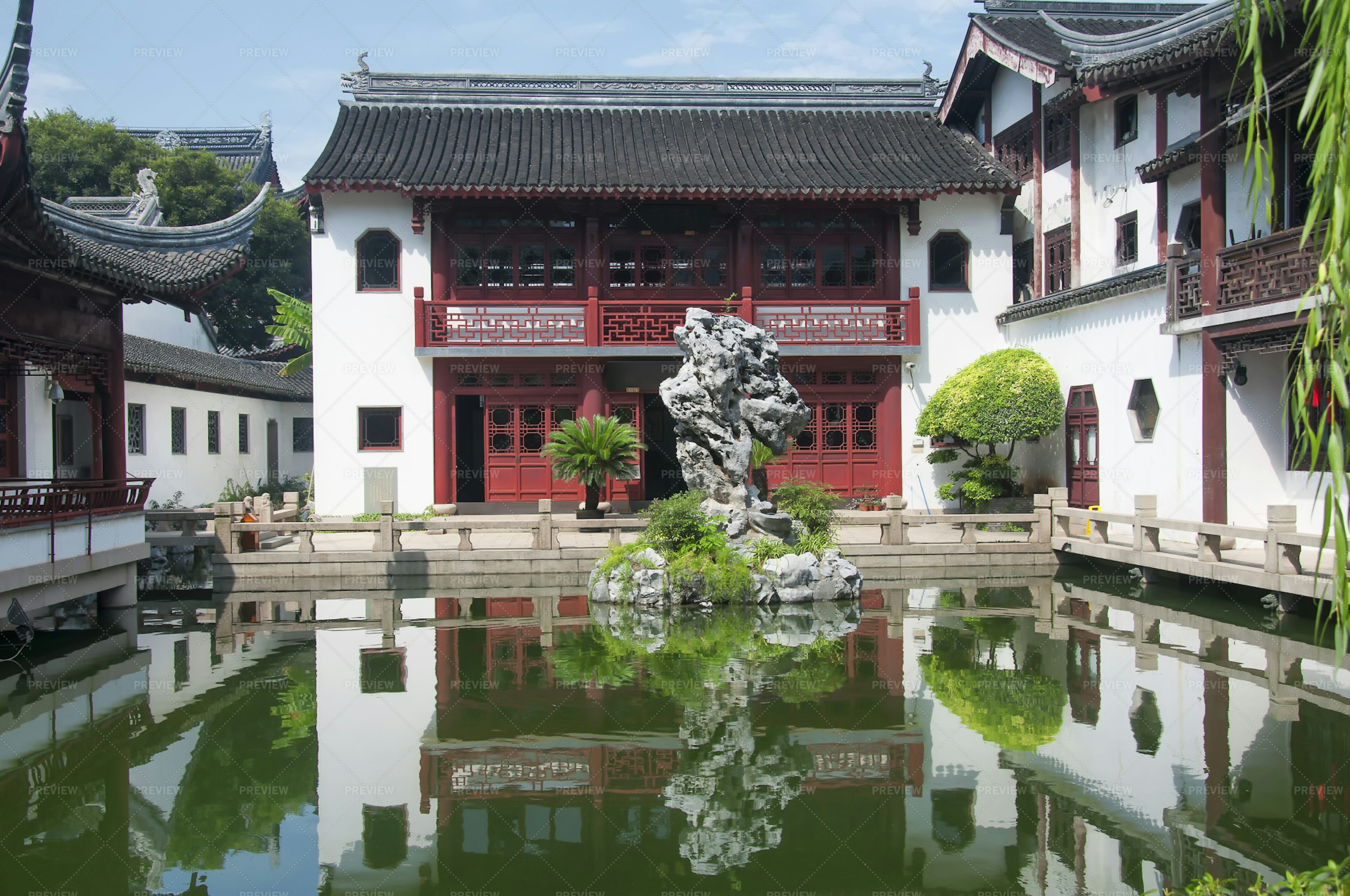 Confucius Temple Shanghai China - Stock Photos | Motion Array