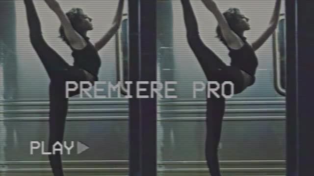 Glitch Opener VHS: Premiere Pro Templates