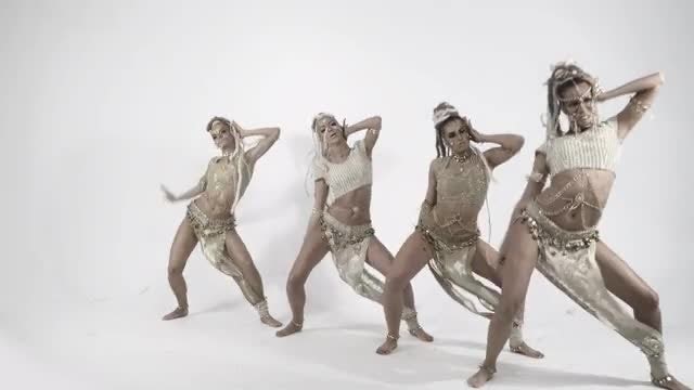 Female Dancers Performing : Stock Video