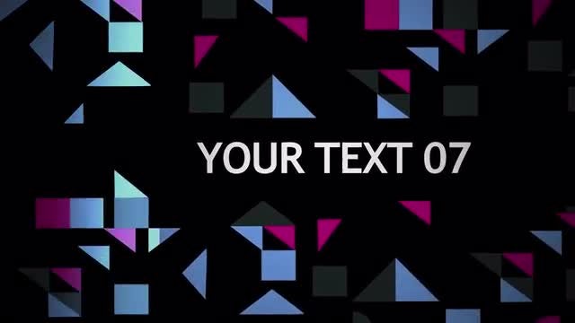 Geo Pattern: After Effects Templates