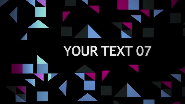 Geo Pattern: After Effects Templates