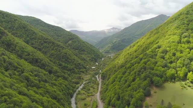 Aerial View Of Beautiful Mountains: Stock Video