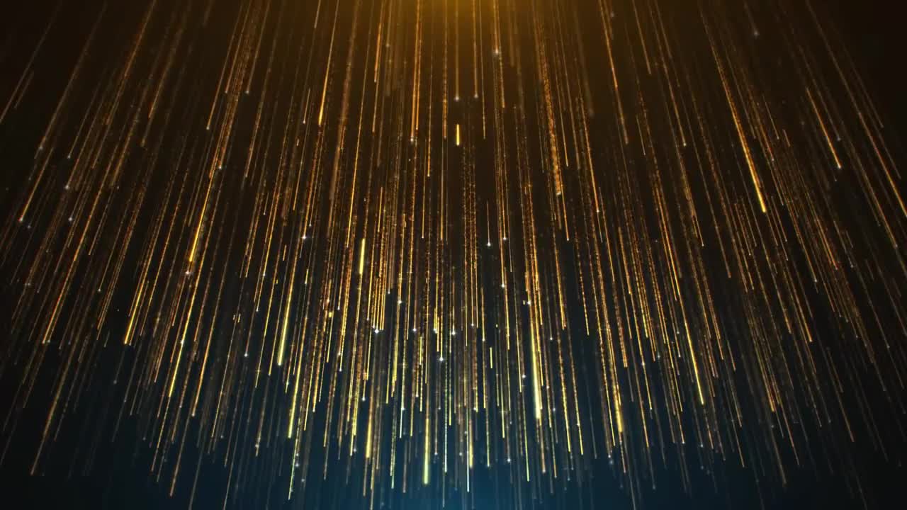 Gold String Lights Background - Stock Motion Graphics | Motion Array