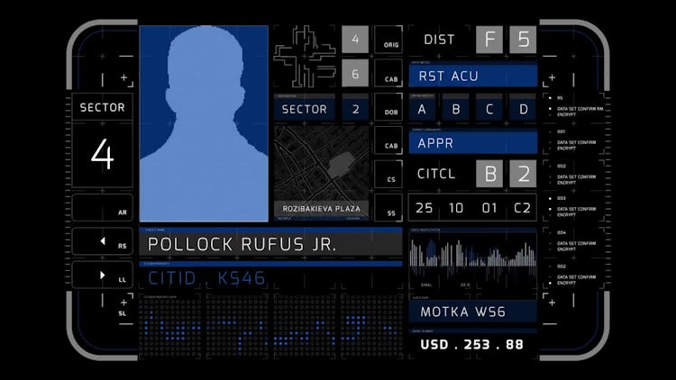 Complex Personal Display: Stock Motion Graphics