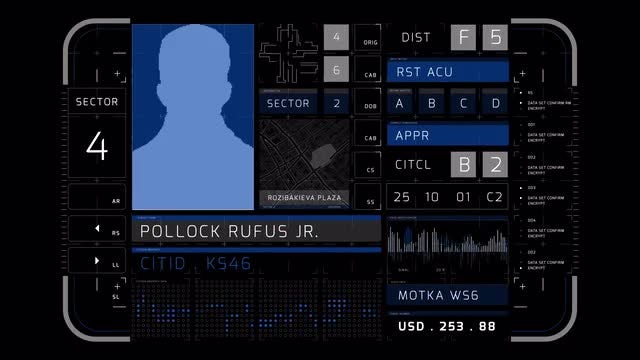 Complex Personal Display: Stock Motion Graphics
