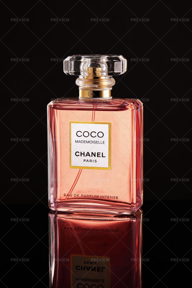 French Perfume Chanel Coco Mademoiselle - Stock Photos