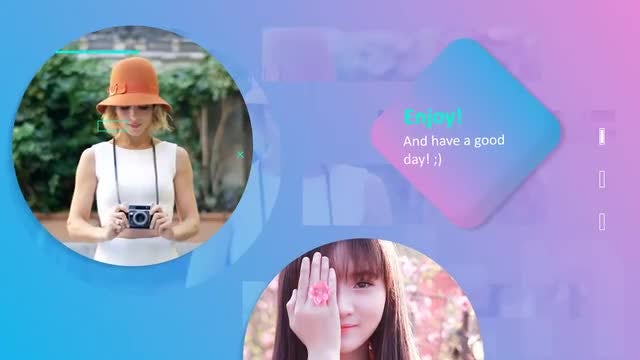 Happy Gradient Slideshow: After Effects Templates