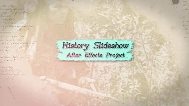 the history motionarray after effects templates download