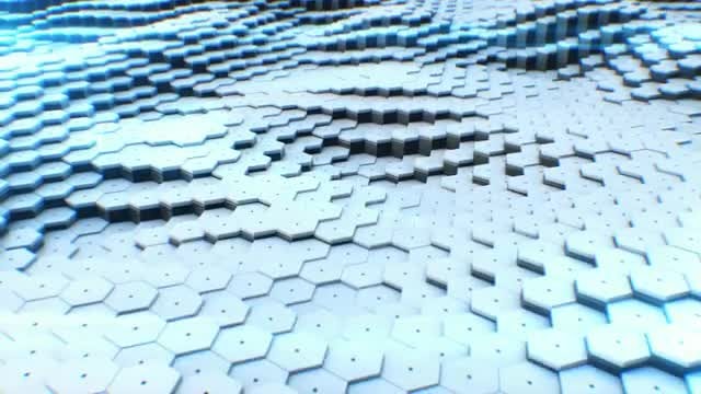 Hexagon Background: Stock Motion Graphics