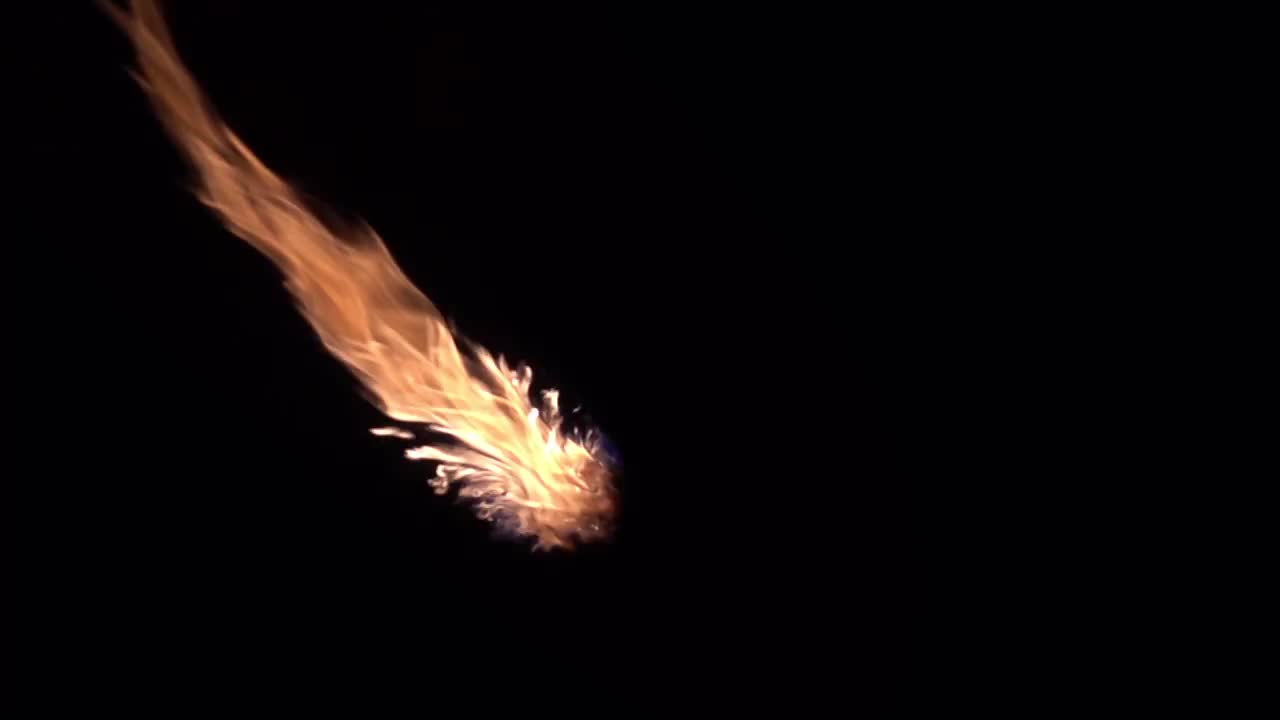 flying fire ball