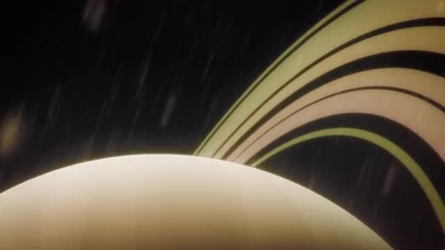 Slingshot Orbit Around Saturn: Stock Motion Graphics