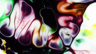 Abstract Colorful Ink Explode 2: Stock Video