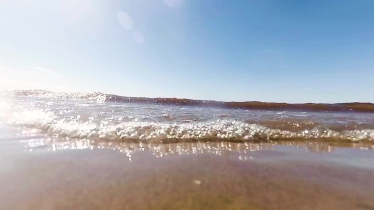 Ocean Waves On The Beach Stock Video Motion Array