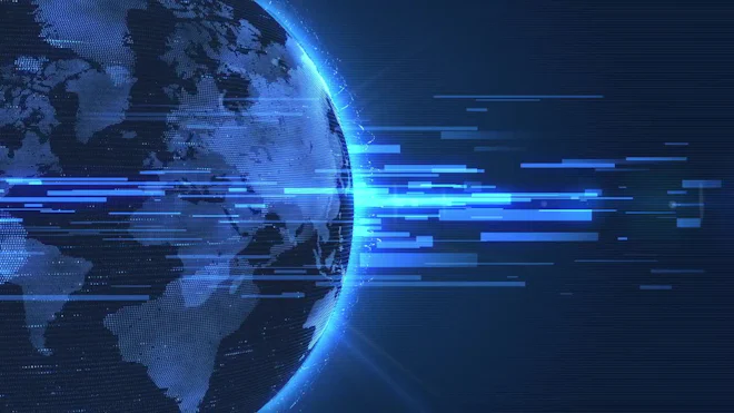 Blue News Background