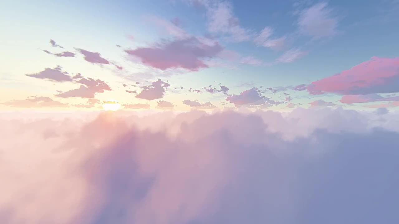 Fly Through Magic Clouds - Stock Motion Graphics | Motion Array