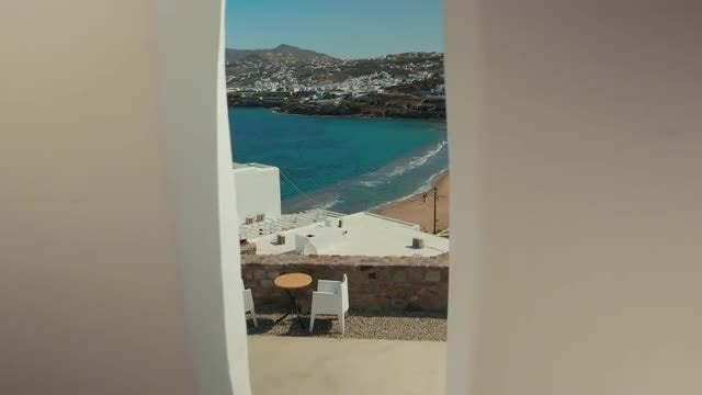 View To A Mediterranean Island: Stock Video