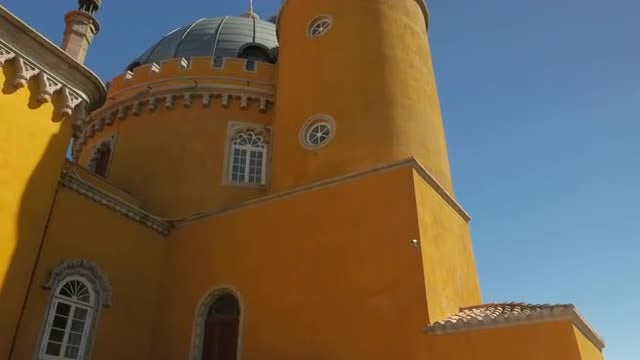 Pena Palace, Sintra, Portugal: Stock Video