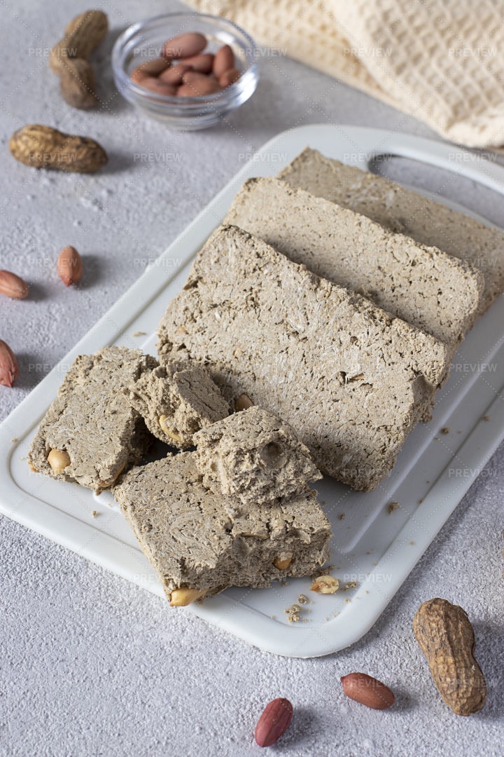 Sweet Sunflower Halva: Stock Photos