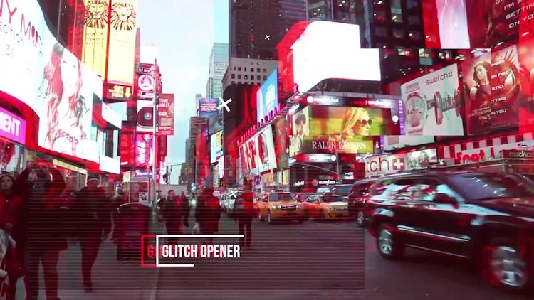 Glitch Opener: After Effects Templates