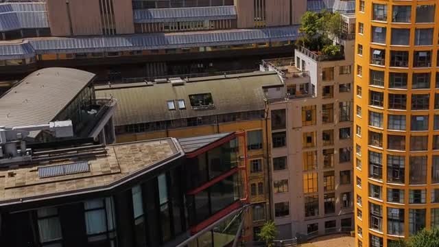 Modern Skyscrapers In London: Stock Video