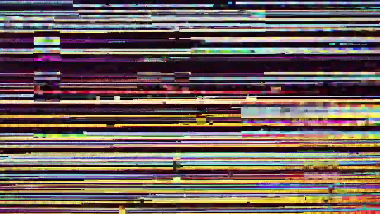 Unique Television Distortion Stock Video Motion Array