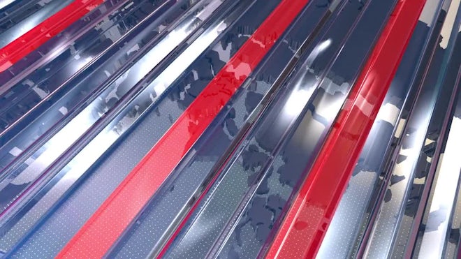 News Background - Red-Blue Glass - Stock Motion Graphics | Motion Array