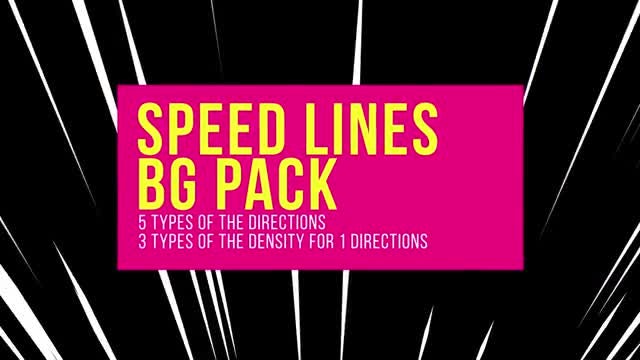 Speed Lines Background Pack: Stock Motion Graphics