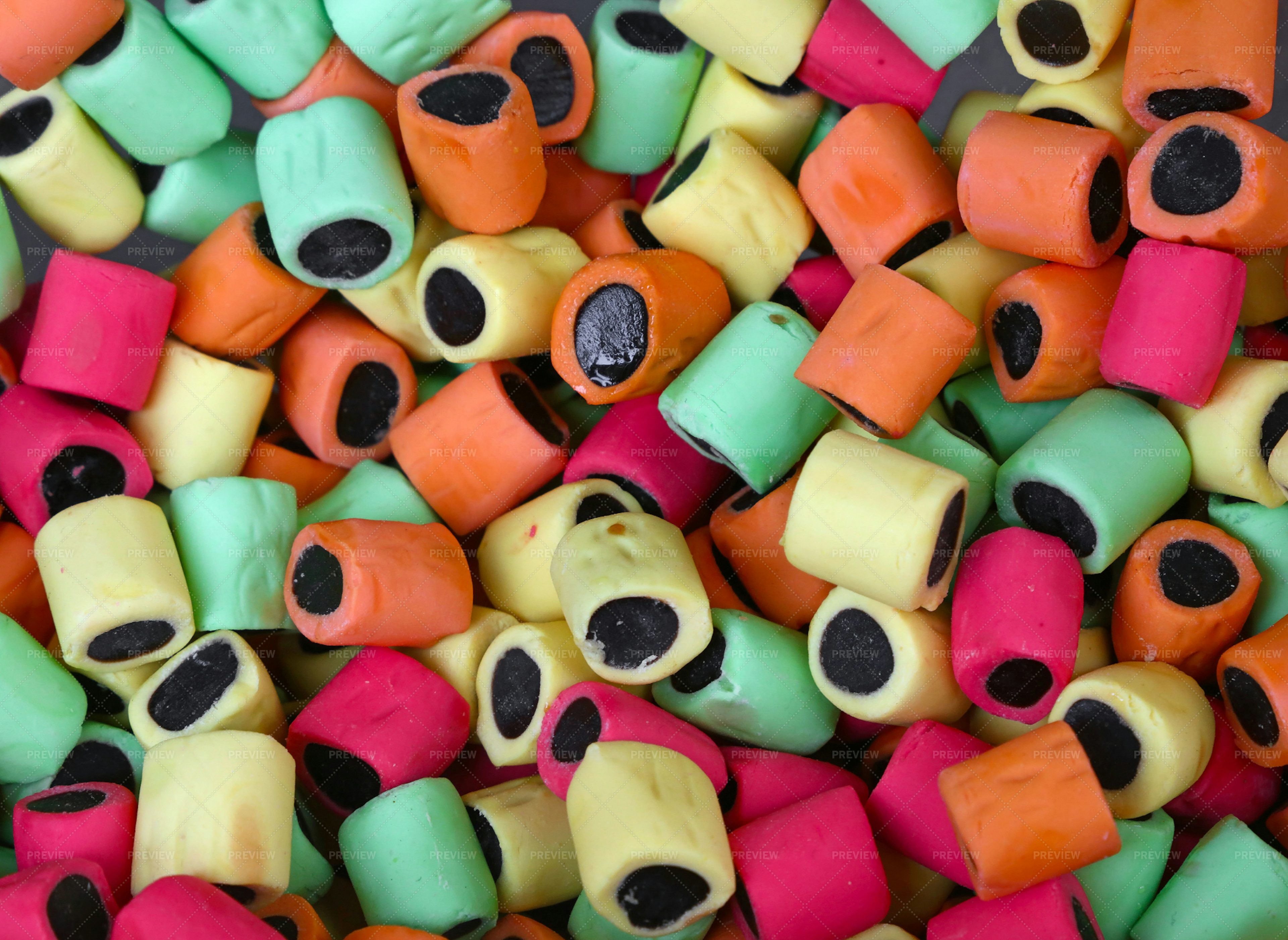 Assorted Colorful Licorice Candies - Stock Photos | Motion Array