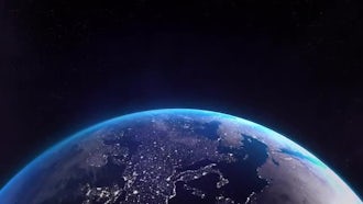 Earth Bottom Lights 01: Motion Graphics