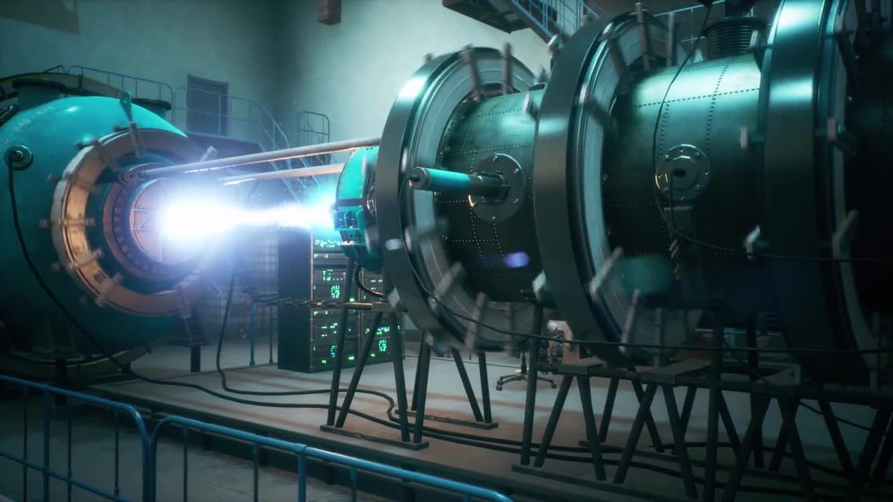 Time Machine Or Fusion Reactor - Stock Motion Graphics 