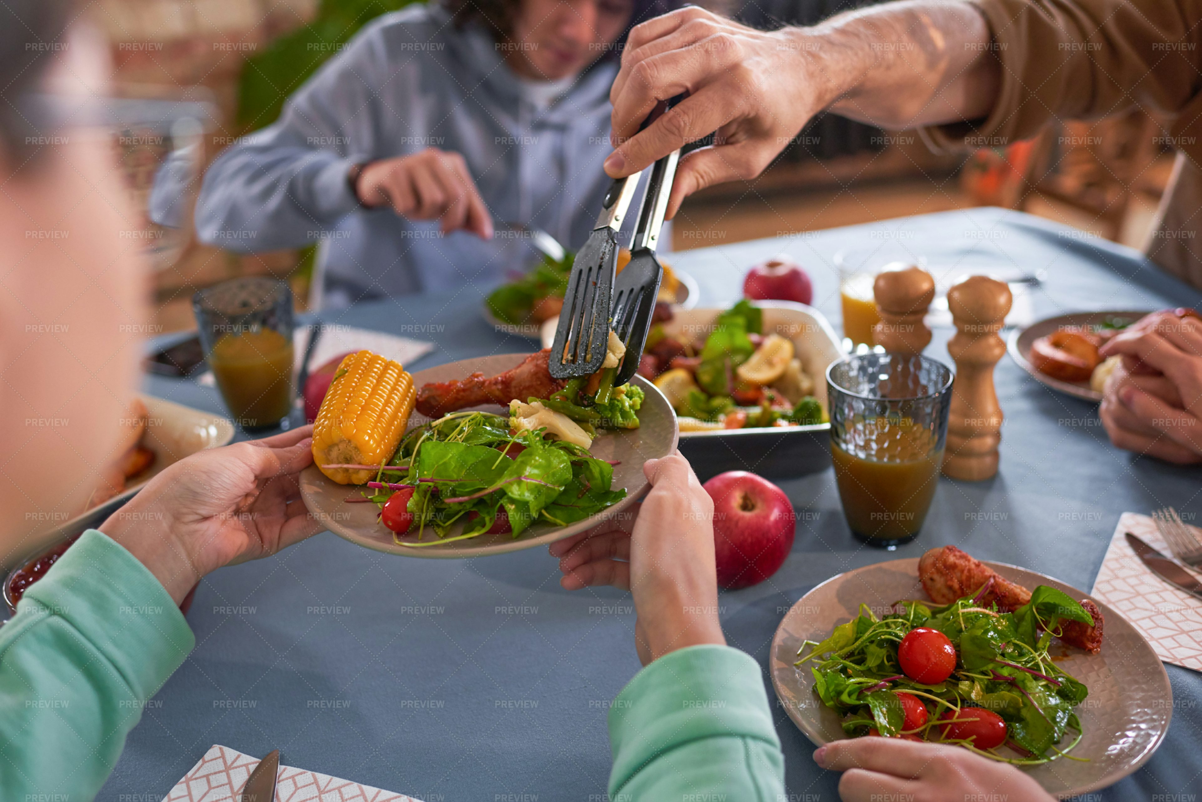 people-having-dinner-stock-photos-motion-array