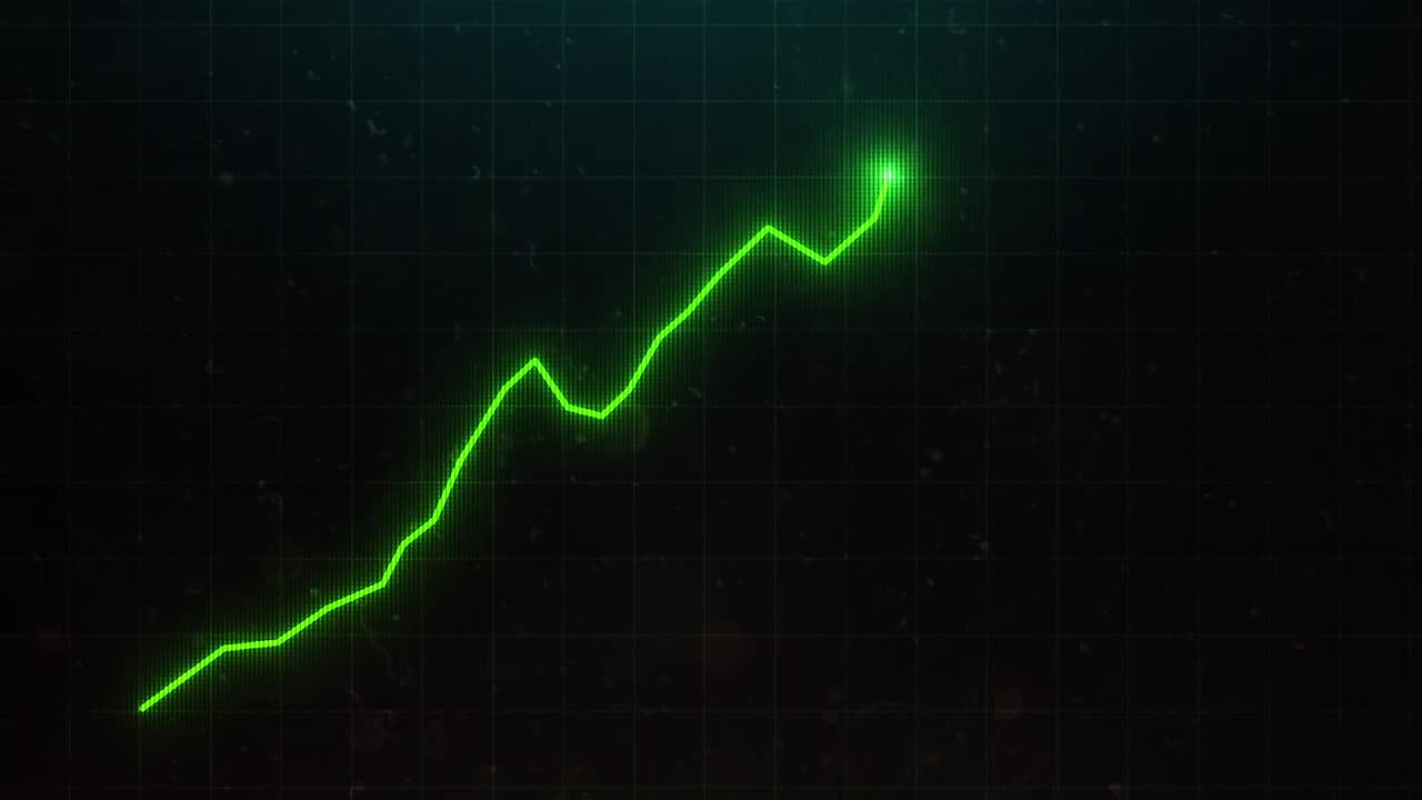 Rising line. Картинка линия тренда зеленый анимация.