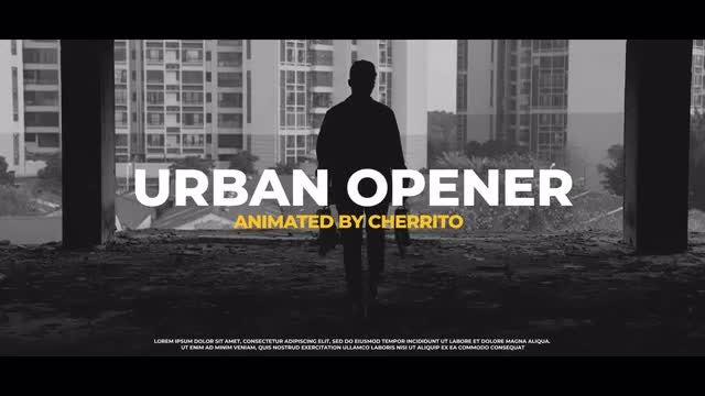 Urban Opener: Premiere Pro Templates