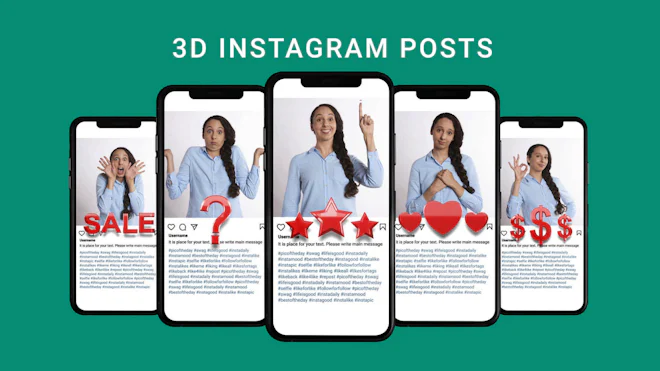 3D Instagram Posts