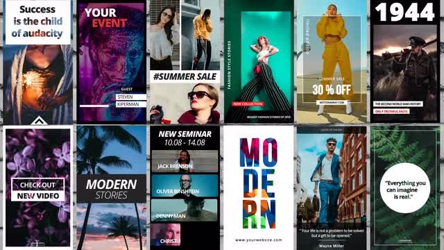 Instagram Stories: After Effects Templates
